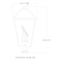 Z-Lite Talbot 4 Light Outdoor Pier Mounted Fixture, Black & Clear Beveled 579PHXLXR-533PM-BK - alternate 8